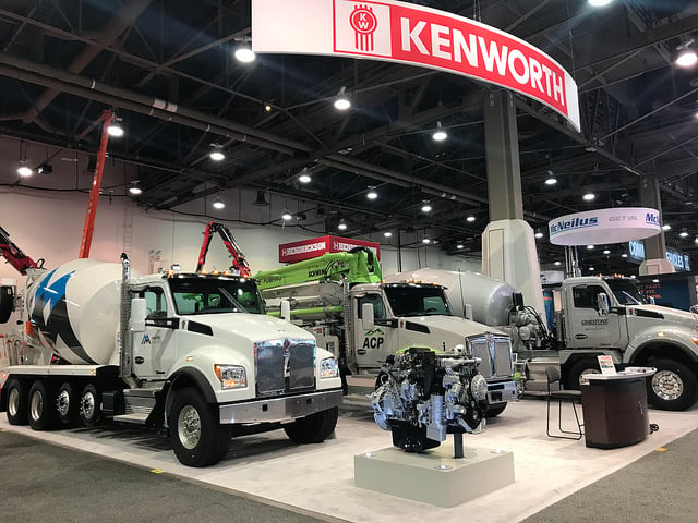 Kenworth Features Two T880S Mixers T880 Pumper at 2022 Kenworth Features Two T880S Mixers T880 Pumper at 2022